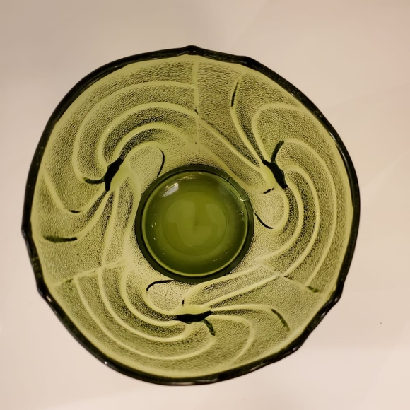 E.O. Brody Swirl Green Glass Mid Century Modern - Picture 4 of 4